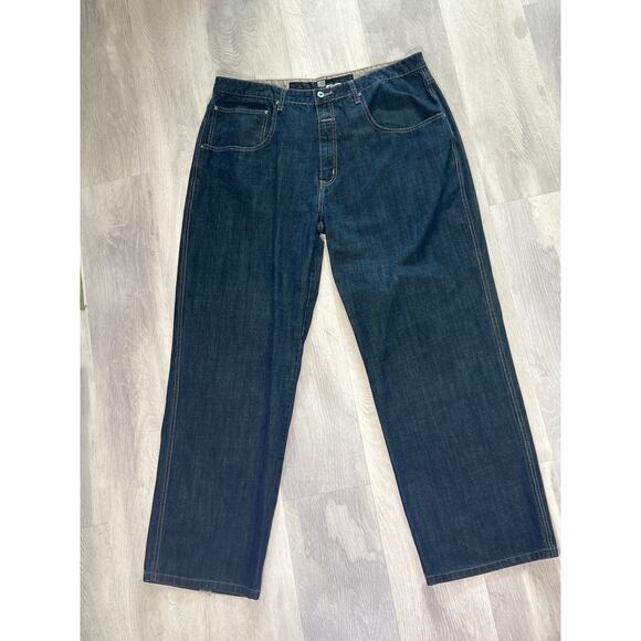 Marithe + Francois Girbaud Straight Leg Dark Wash Jeans Men's Size 40/34 - Picture 1 of 4